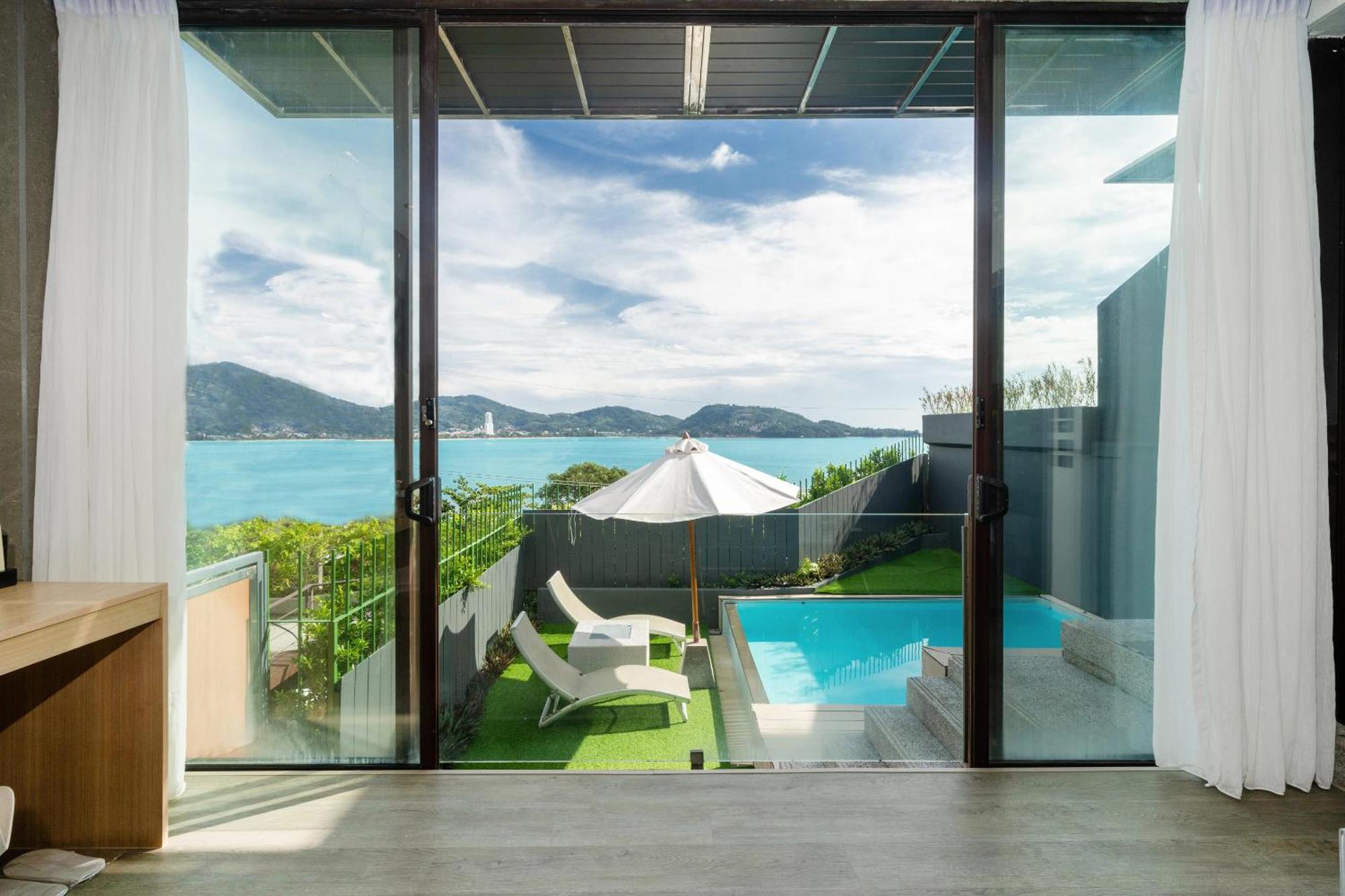 Indochine Resort And Villas - Sha Extra Plus Patong Exteriér fotografie View from a suite at the resort